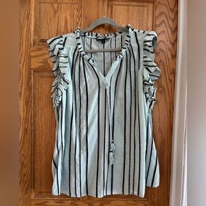 Lane Bryant 20 blue shirt